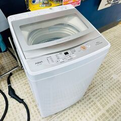 AQUA 洗濯機 AQW-S5M 2021年製 5キロ 単身向け