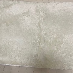 ラグ 絨毯 ホワイトの画像