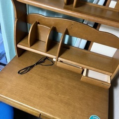 【値下げ交渉可能！現地お受け渡し可能な方】学習机・椅子セット！（値引き中）の画像
