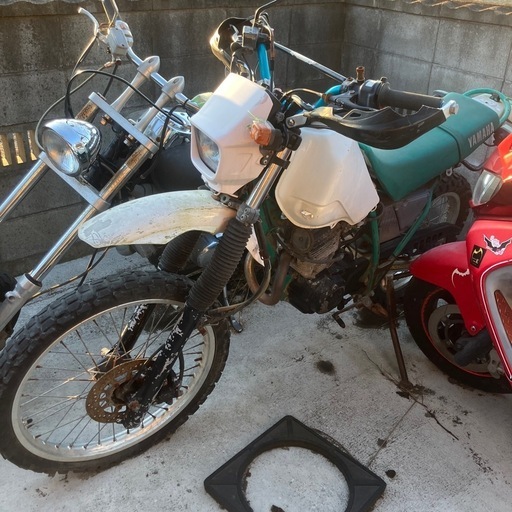 ジャンク ヤマハ セロー 225  オフロードバイク レストアベースに