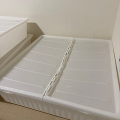 IKEA ベッド下収納ケース3点セット　イケア
の画像