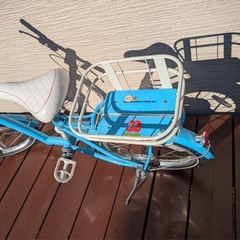 補助輪付き　子供用自転車
の画像