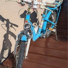 補助輪付き　子供用自転車
の画像