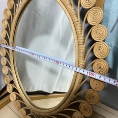 壁掛け　鏡の画像