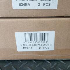 【中古】4枚セット　デュラックス　pcdチェンジャー pcd100 4H→pcd114.3 4H M12-P1.5　厚さ20mm　ワイドトレッドスペーサーの画像
