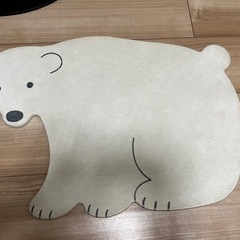 しろくま 珪藻土マット