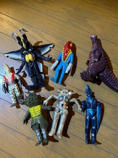 昔のウルトラマン怪獣ソフビ