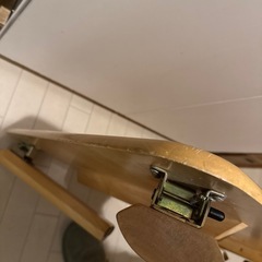 ニトリ　折りたたみローテーブル　天然木の画像