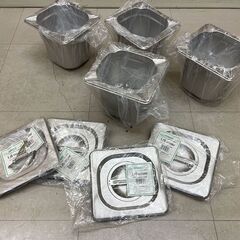 KINGO ステンレスホテルパン 1/6 蓋 4個セット (J1...