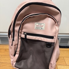 リュックサック（ピンク、大きめ）