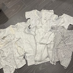 長肌着　8枚　新生児の画像
