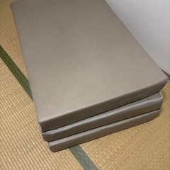 タンスのゲン　折りたたみマットレス　シングル　高反発　グレー　  の画像