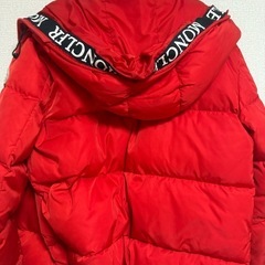 MONCLER 赤ダウンジャケット フード付き　hiroshi fujiwaraの画像