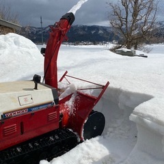 除雪機　ヤンマー　メンテナンス済み　すぐ使用可能の画像
