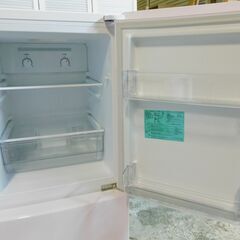 【JM438】　Haier ハイアール 2ドア 冷凍冷蔵庫 JR-NF148B 珍しいピンクカラーの冷蔵庫 54Lのたっぷり冷凍室の画像