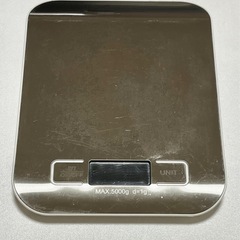 キッチンスケール　デジタルはかり　電池式の画像