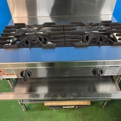 ②マルゼン2口ガステーブル