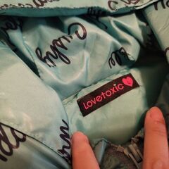 lovetoxic 中綿 水色 155〜165cm程度 ダウン アウター 上着の画像