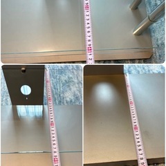 ガラステーブル 長方形 テレビ台 テレビボード　の画像