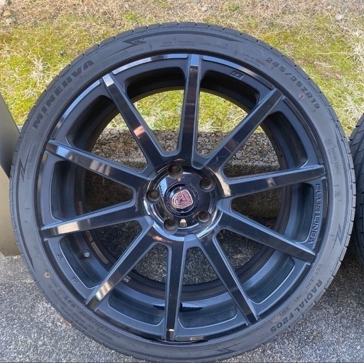 本日夕方まで バリ山19インチ A4 アウディホイールセット