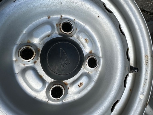 ダイハツ ハイゼット純正 12インチ鉄ホイール 4本セット 激安 4本セット】ダイハツ ハイゼット 純正 スチールホイール 鉄