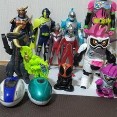仮面ライダー　ウルトラマン　ソフビ人形　まとめ売り おもちゃの画像