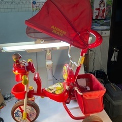 子供用具　三輪車　アンパンマンの画像