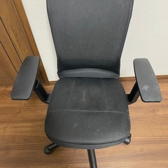 ニトリ　ビジネスチェア　　黒　2019年製の画像