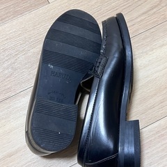 HARUTA 23cmブラックスクールローファーの画像