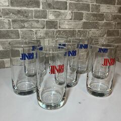 JINRO ジンロ ロゴ入りグラス 8個セットの画像