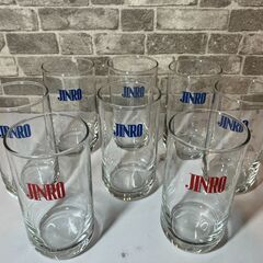 JINRO ジンロ ロゴ入りグラス 8個セット