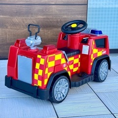 子供用電動乗用玩具　消防車の画像