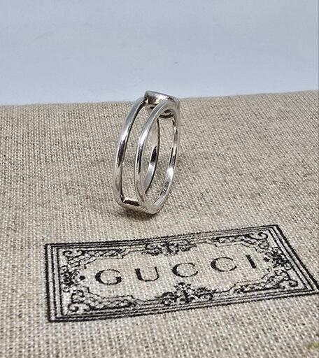 【廃盤品】GUCCI インターロッキングG オープンリング