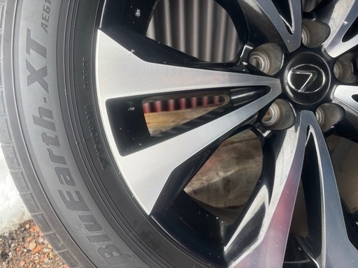 レクサス10系NX純正アルミホイール＆スタッドレス 空気センサー付き