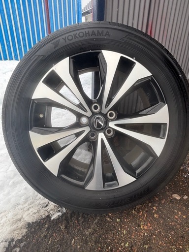 レクサスNX純正アルミホイール、225/60/18受け渡し者決定