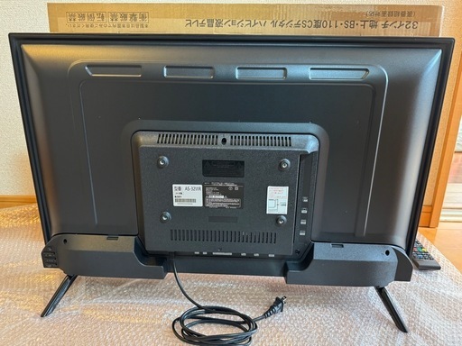 ☆中古美品☆32V型3波ダブルチューナーテレビ　AS-32WR 壁掛対応