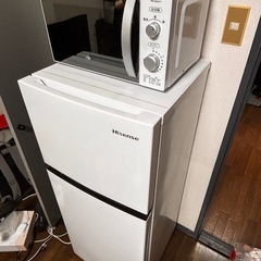 冷蔵庫、洗濯機、電子レンジ