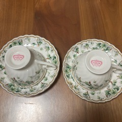 ナルミ　ティーカップ　2客セット　の画像
