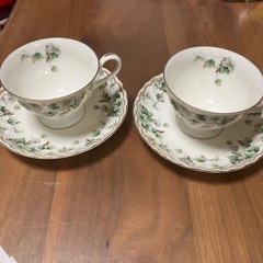 ナルミ　ティーカップ　2客セット　