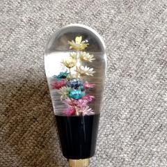 旧車に合うかも…水中花シフトノブ