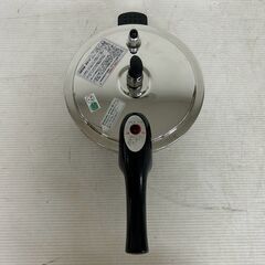 【パール金属】家庭用圧力鍋 80Kph 2.2L 圧力鍋 鍋 ガス IH 対応 H-5137 調理器具 キッチン用品 家庭用 料理 調理 キッチン 中古 美品 Y1076 の画像