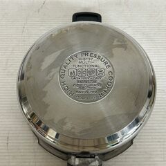 【パール金属】家庭用圧力鍋 80Kph 2.2L 圧力鍋 鍋 ガス IH 対応 H-5137 調理器具 キッチン用品 家庭用 料理 調理 キッチン 中古 美品 Y1076 の画像