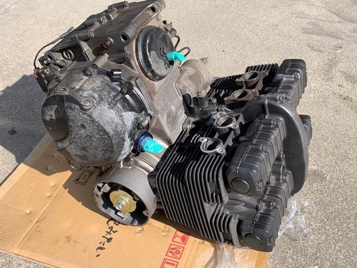 カワサキ ゼファー400 エンジン 実働 調子良好 オイル漏れ修理完了品 載せ替え後は即使用可能