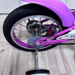 【トイザらス】14インチ 子供用自転車 RAISE アルバニー　補助輪付き の画像