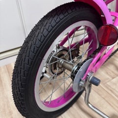 【トイザらス】14インチ 子供用自転車 RAISE アルバニー　補助輪付き の画像