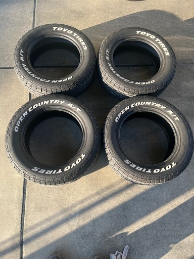 2023年製　バリ溝　TOYO オープンカントリーA/TⅢ 225/65R17 4本セット　ホワイトレター　トーヨー　RAV4 ハリアー　エクストレイル　CX-5 CX-8 CR-V レガシィアウトバック