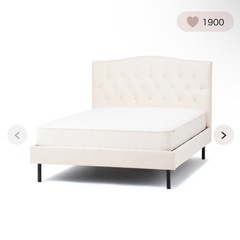 Francfranc セミダブルベットフレーム白