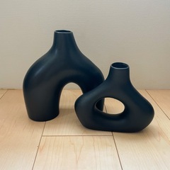 H&M HOME オブジェ　花瓶　2点セット