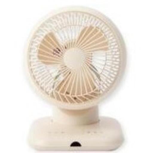 【ほぼ未使用】360度回転サーキュレーター　リモコン付