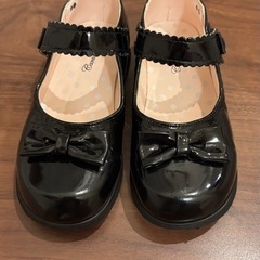 女の子パンプス　１９㎝　セレモニー用